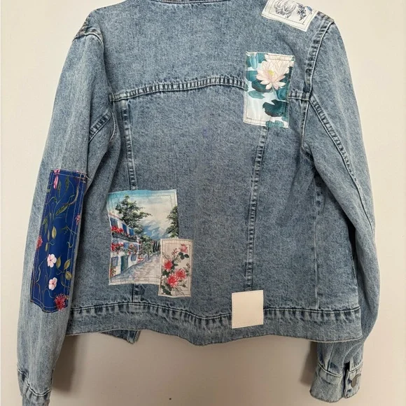 Desigual womens Chaq_los AngeJacket Denim Jacket - Picture 4 of 6
